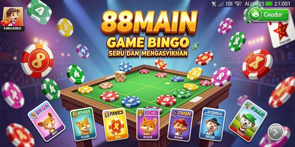 Screenshot gameplay 88MAIN yang menampilkan suasana permainan Bingo.