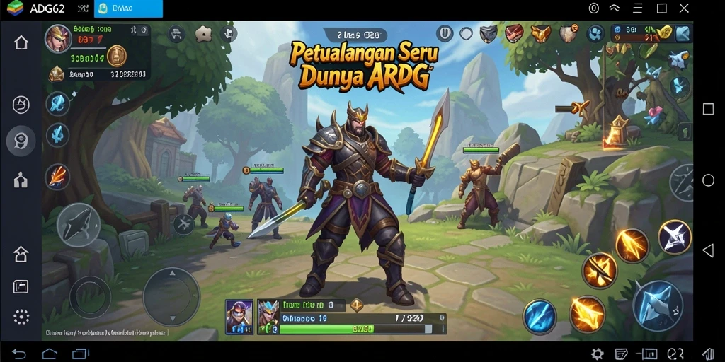 Tampilkan gameplay seru dalam dunia ARPG yang menarik dan menantang.