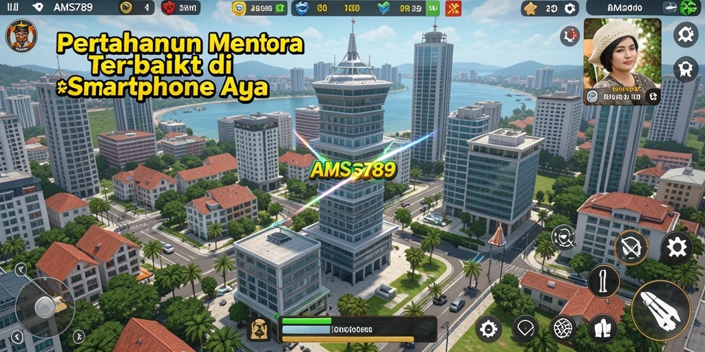 Tampilan gameplay menarik dari AMS789 yang penuh aksi Tower Defense.