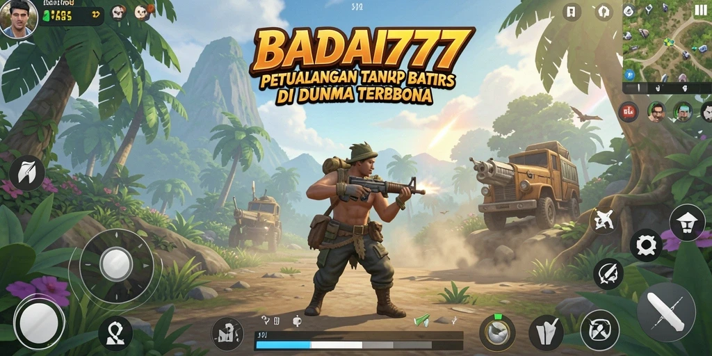 Tangkapan layar gameplay BADAI777 menunjukkan pengalaman menjelajah dunia terbuka.