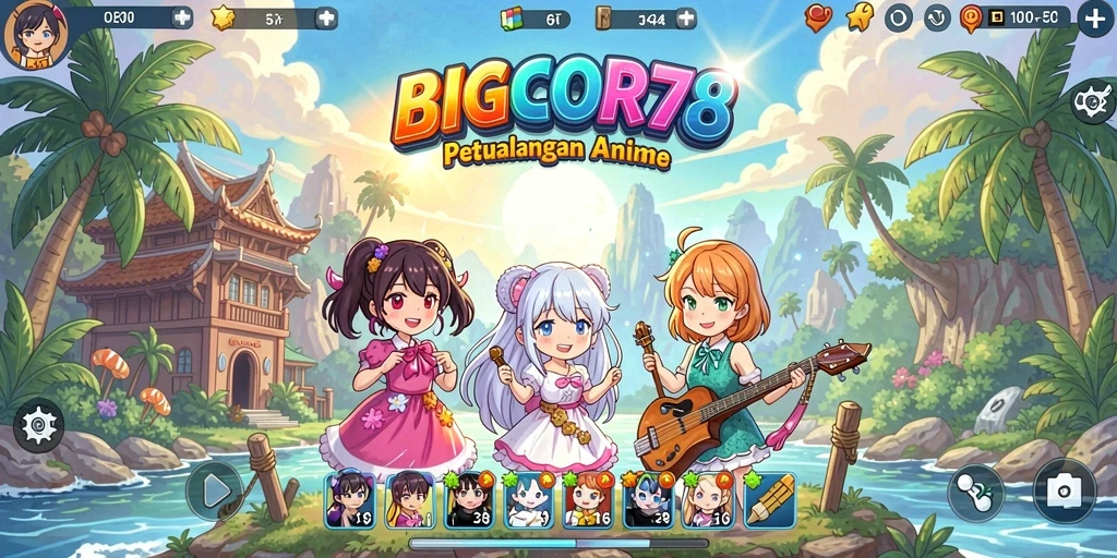 Tampilan menawan dari gameplay Anime yang mendebarkan.