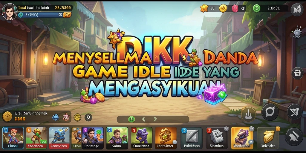 Gameplay DKK yang menarik dan santai dalam kategori Idle.