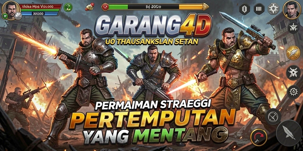 Tampilan intens pertempuran dalam GARANG4D yang menegangkan.