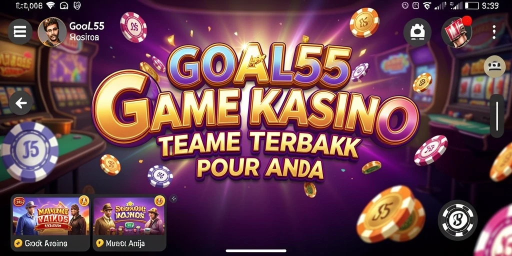 Screenshot gameplay seru di aplikasi GOAL55.