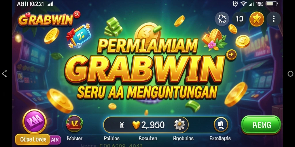 Screenshot gameplay GRABWIN yang menarik dan penuh aksi.