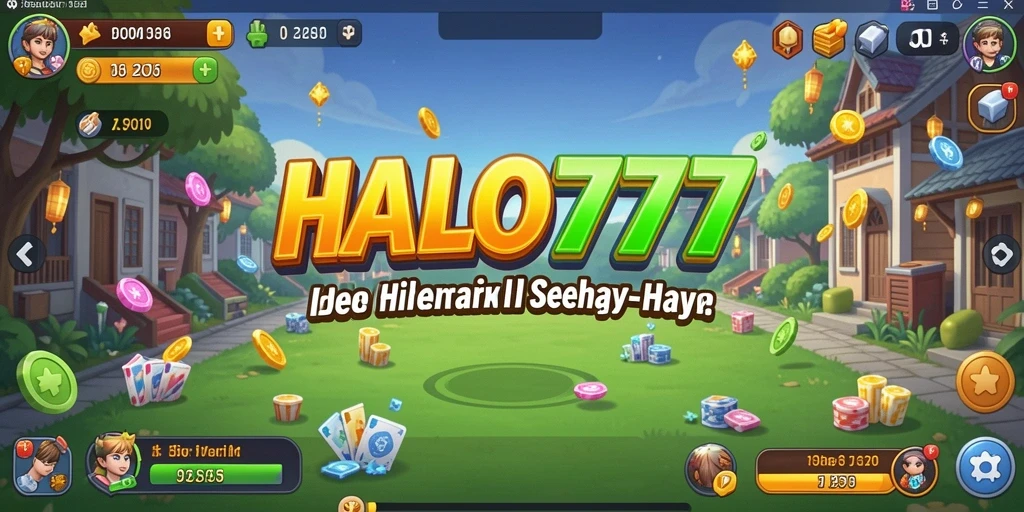 Tampilan gameplay HALO777 dengan mekanisme idle yang unik.
