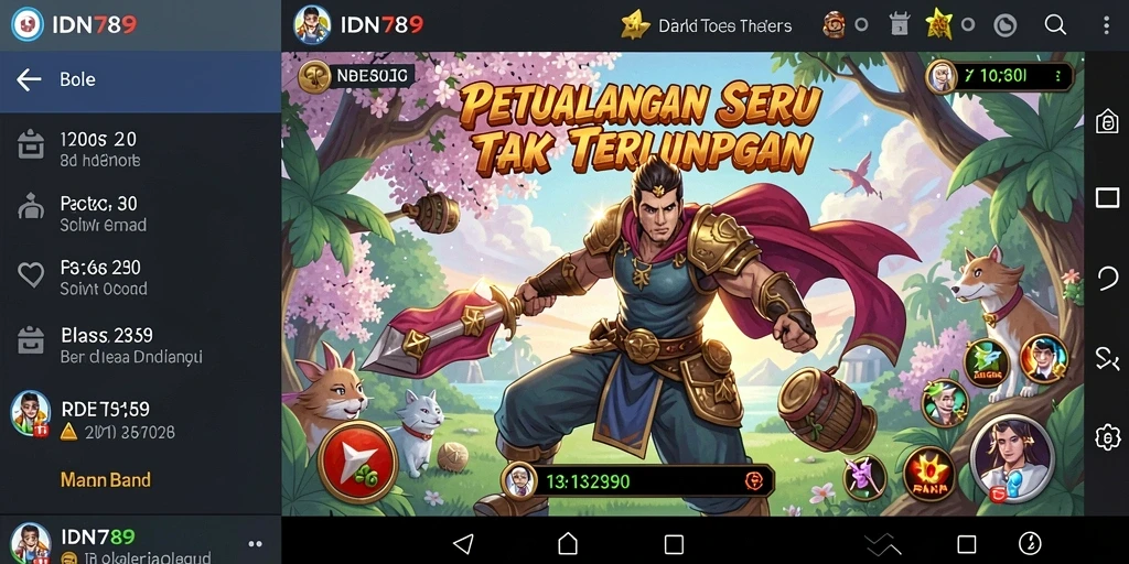 Gameplay seru IDN789 dengan tantangan yang mendebarkan.