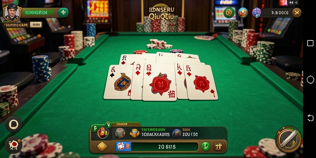 Tampilan gameplay QiuQiu yang seru dan menarik di IDNSERU.