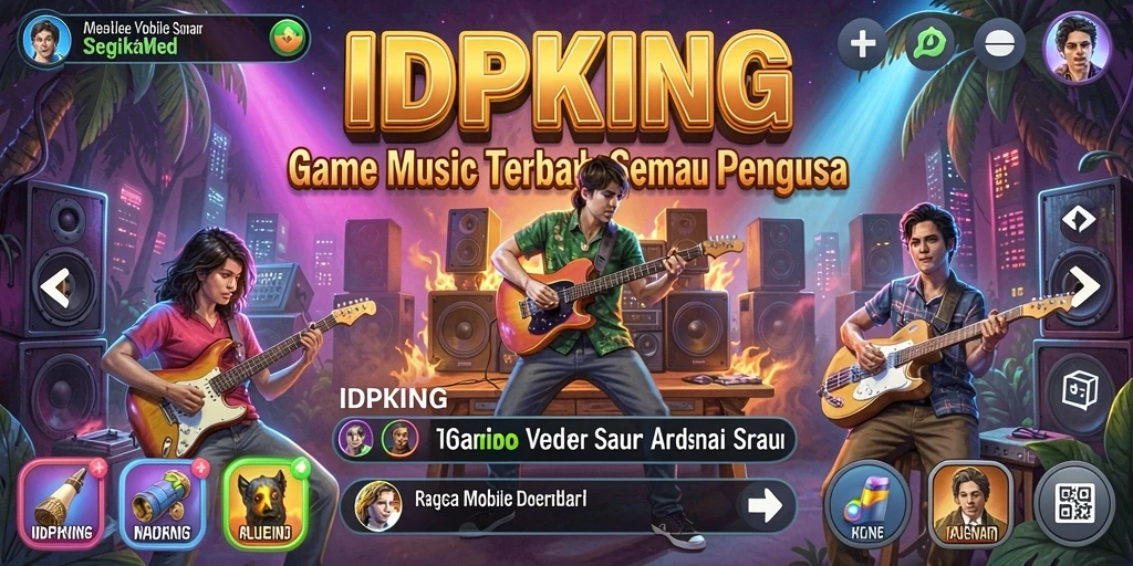Tampilan gameplay interaktif dari IDPKING yang menyenangkan.