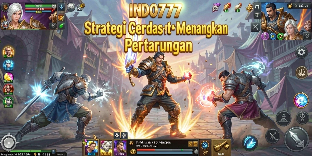Tampilan gameplay menegangkan dari INDO777 yang penuh strategi.