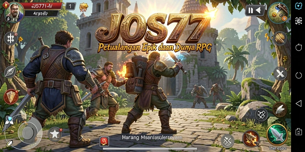 Tampilan menarik dari gameplay RPG JOS77 yang seru.