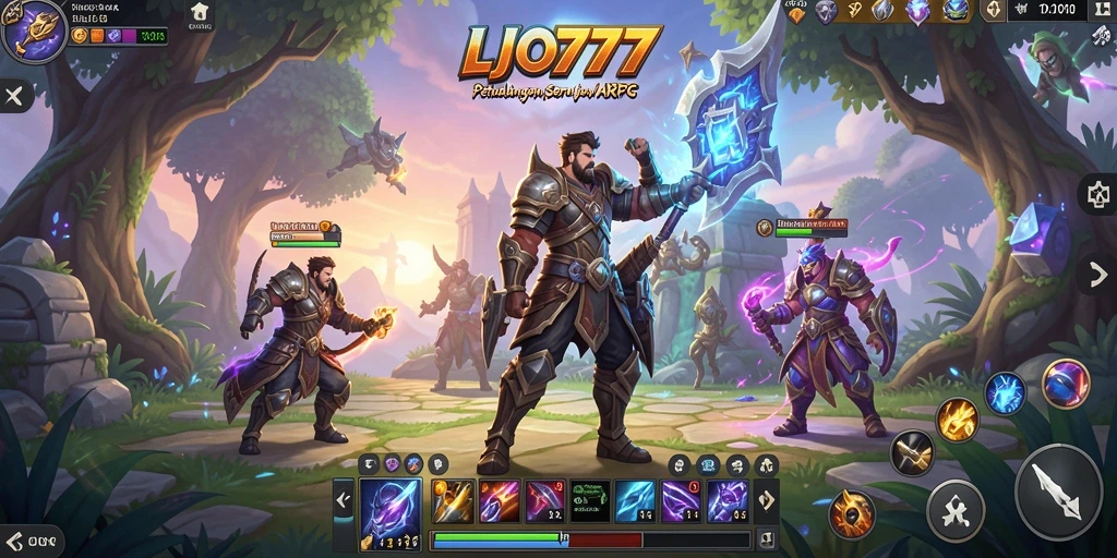 Tampilkan gameplay LJO777 yang penuh aksi dan petualangan seru.