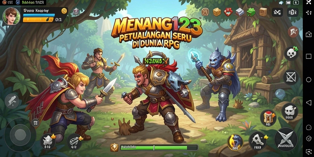 Tampilan gameplay MENANG123 yang seru dan menantang dalam dunia RPG.