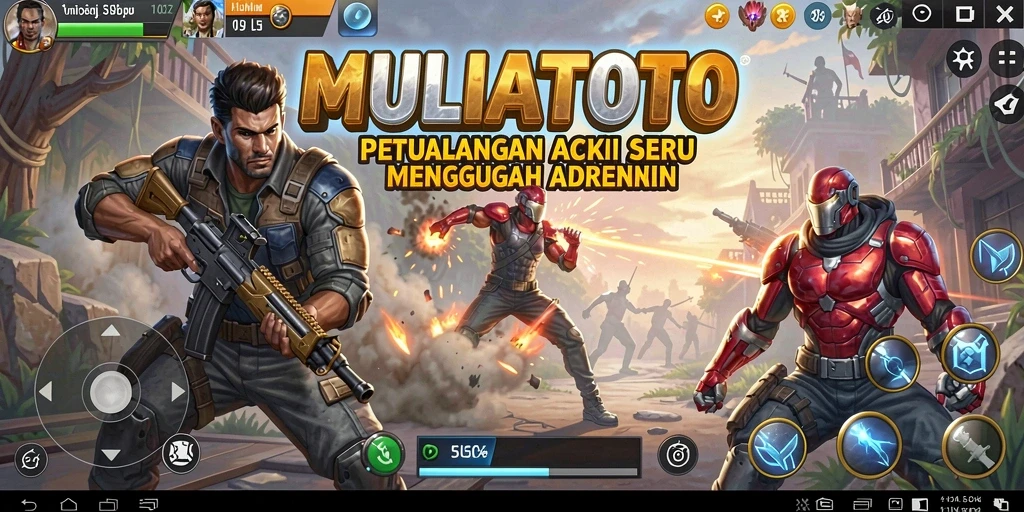 Tampilan gameplay seru di MULIATOTO dengan aksi mendebarkan.