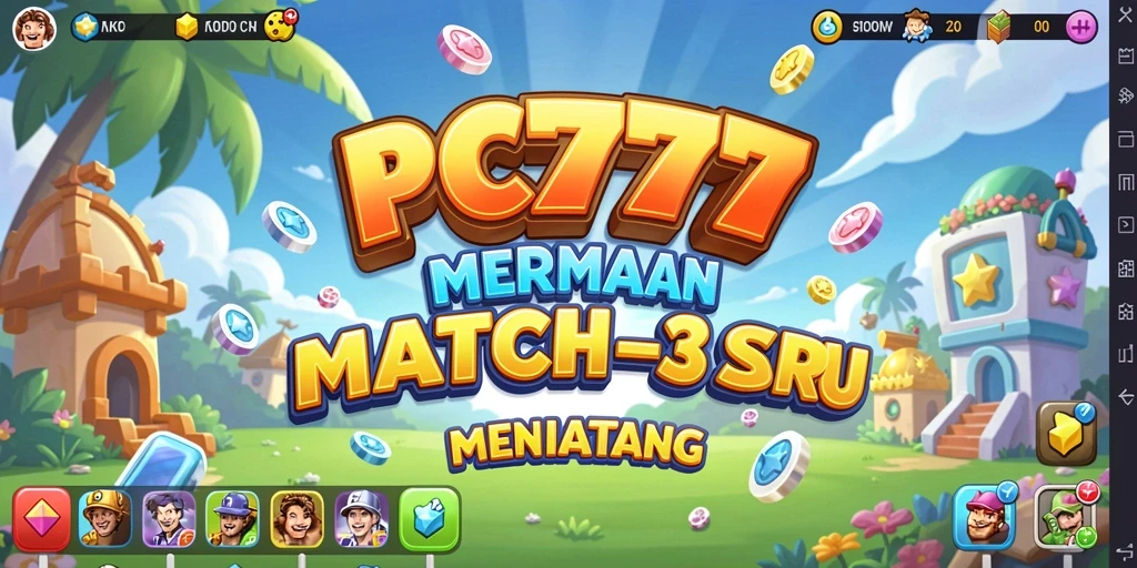Tampilan gameplay PC777 yang penuh warna dan seru.