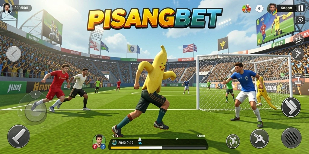 Tampilan gameplay menarik dengan aksi olahraga seru.