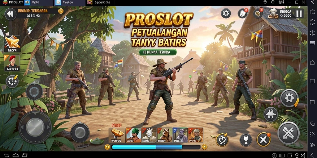 Tampilan gameplay PROSLOT yang menakjubkan di dunia terbuka.