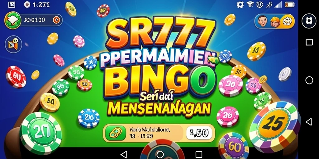 Tampilan gameplay seru SR777 dengan suasana bingo yang menarik.