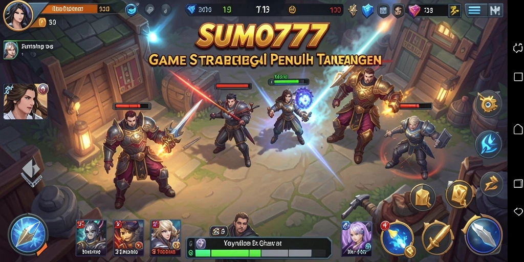 Tampilan gameplay SUMO777 yang penuh aksi dan strategi.