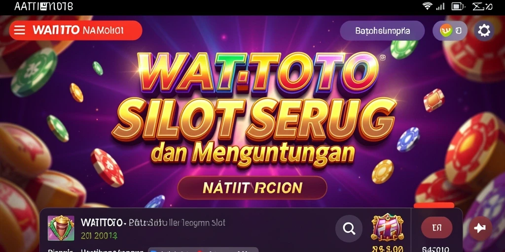 Tampilan gameplay seru dalam WATITOTO dengan tema menarik.